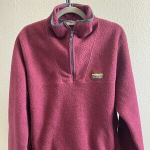 L.L Bean Quarter Zip Fleece
